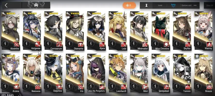Arknights Accounts High-End Lvl 120|321 Op+77 Outfits|11 15