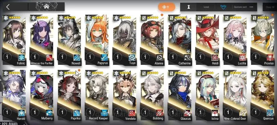 Arknights Accounts High-End Lvl 120|321 Op+77 Outfits|11 16