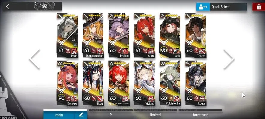 Arknights Accounts High-End Lvl 120|321 Op+77 Outfits|11 3