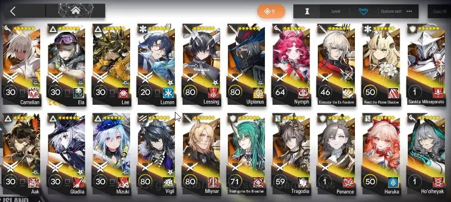 Arknights Accounts High-End Lvl 120|321 Op+77 Outfits|11 9
