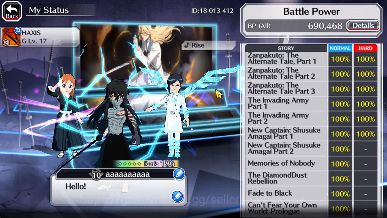 Bleach: Brave Souls Accounts [GLOBAL]50K Orbs|TYBW26(BazzB,Jugram,Uryu),Rukia 1 image 6