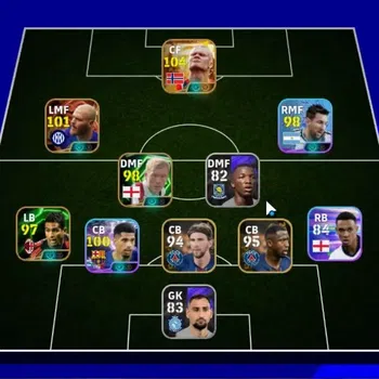 eFootball Accounts Legends & Iconic Players Android|Big Time Erling Haaland,Federico Dimarco|Epic Paul Scholes,Serginho|Show