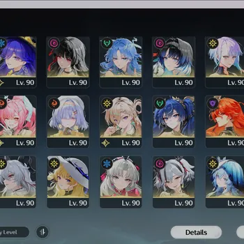Wuthering Waves Accounts End-Game SEA/27 Limit 19 Sign/S3 Aemeath, S2 Chisa, S2 Cartethyia, S2 Carlotta, S1 Hiyuki, S0 Hsin