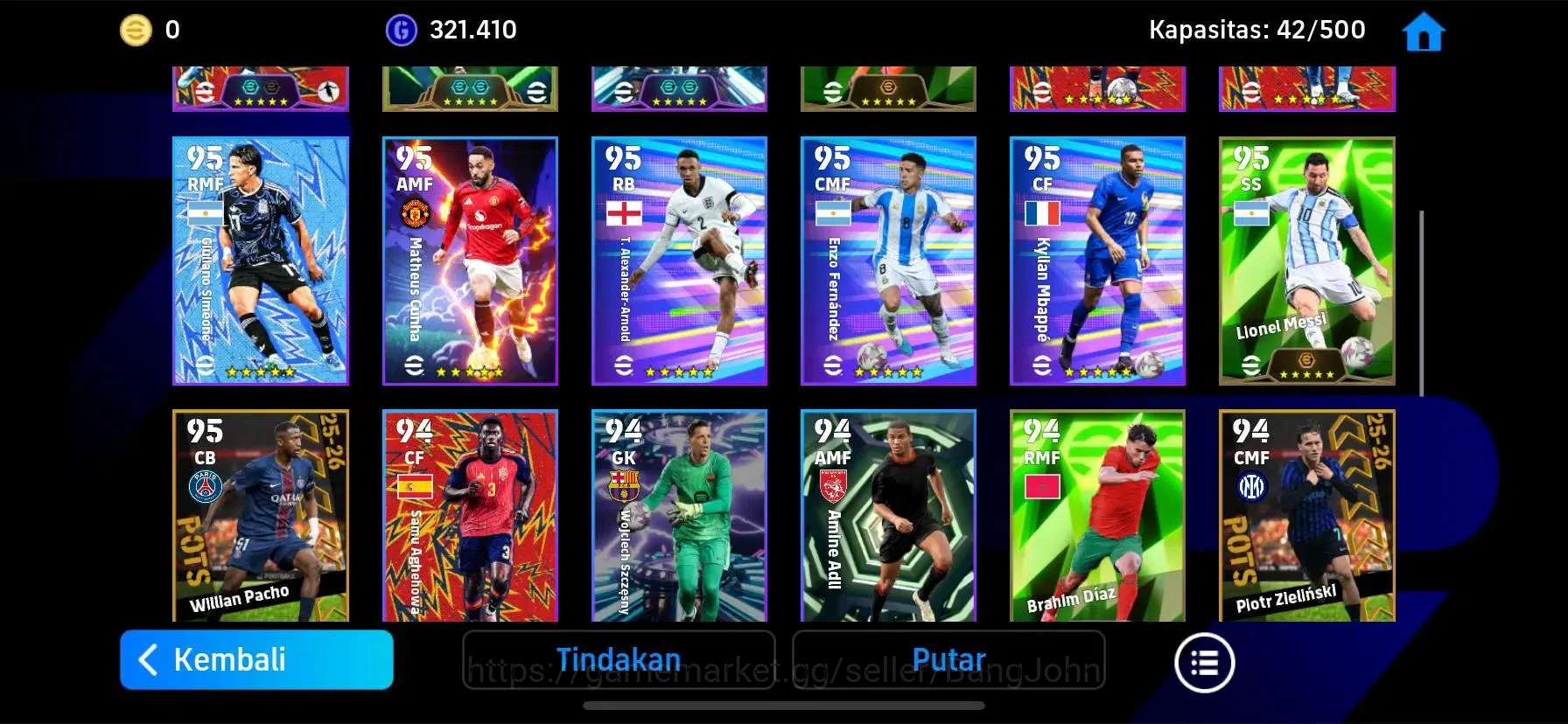eFootball Accounts Mobile|PW 3115|Epic Eto'o,Drogba,Pirlo,Gerrard,She image 4