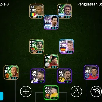 eFootball Accounts Legends & Iconic Players Mobile|PW 3160|Zico Epic,Pep Guardiola Epic,Eden Hazard Epic,Desire Doue