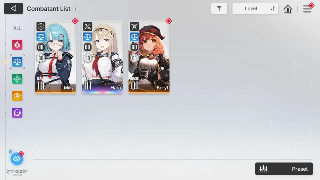 Chaos Zero Nightmare Accounts ASIA | Lvl 54 | 6 SSR | Heidemarie ME3 | Khalipe ME1 | Selector On | More Details Check SS 11