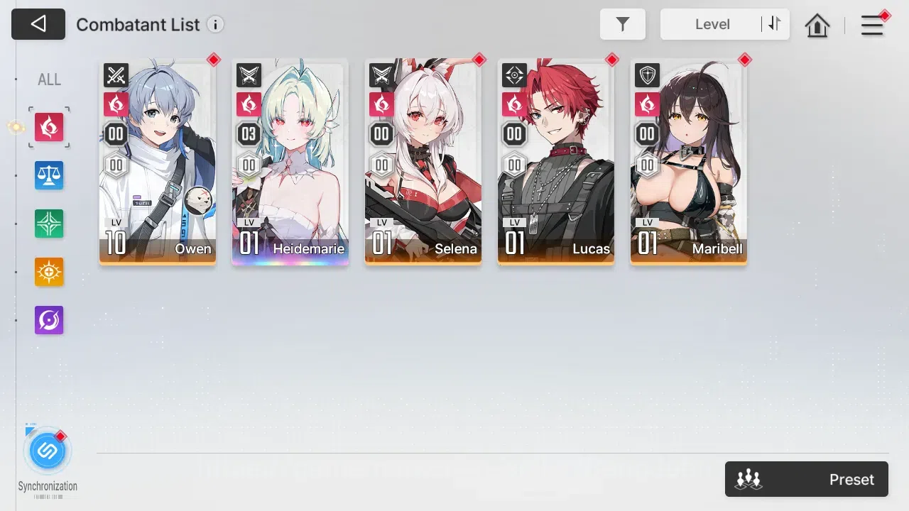 Chaos Zero Nightmare Accounts ASIA | Lvl 54 | 6 SSR | Heidemarie ME3 | Khalipe ME1 | Selector On | More Details Check SS 12