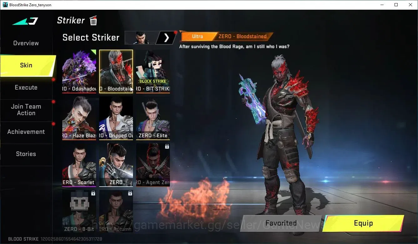 Blood Strike Accounts ASIA|ETERNAL Zero-Odashow Max|Collab 7DS Kar98k+BL image 16
