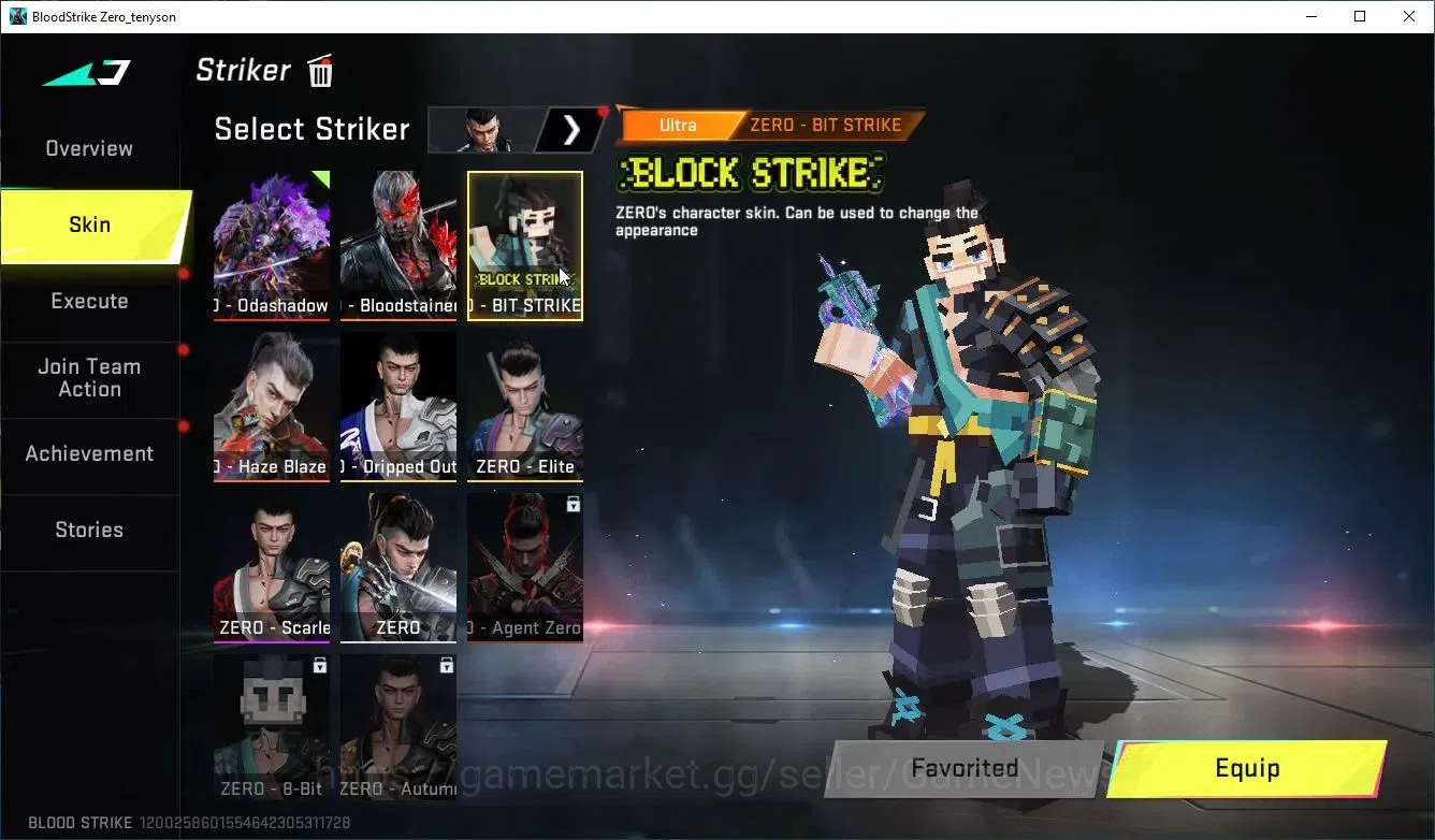 Blood Strike Accounts ASIA|ETERNAL Zero-Odashow Max|Collab 7DS Kar98k+BL image 17