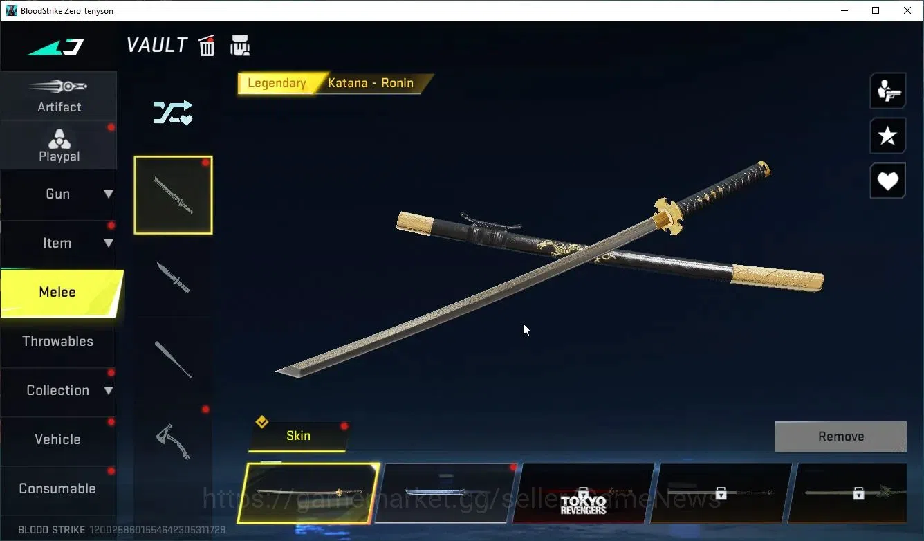 Blood Strike Accounts ASIA|ETERNAL Zero-Odashow Max|Collab 7DS Kar98k+BL image 20
