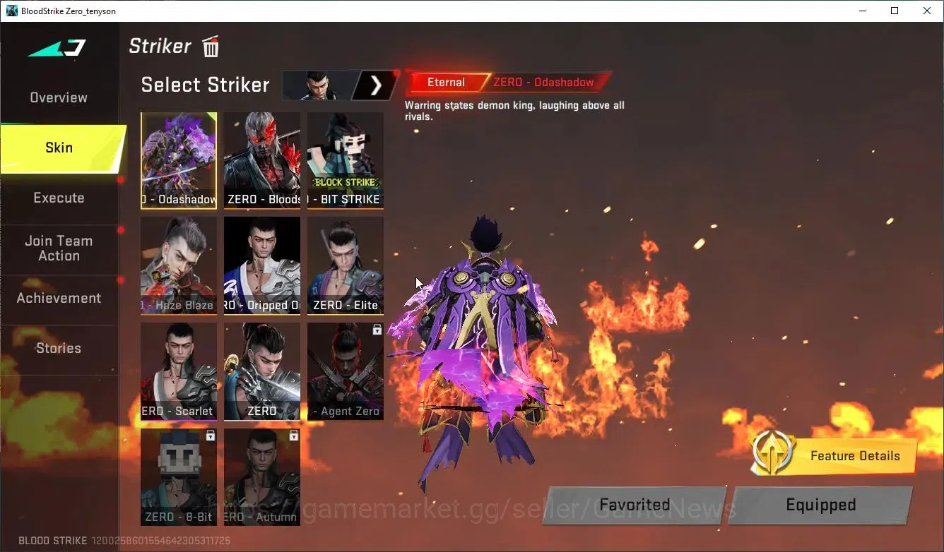 Blood Strike Accounts ASIA|ETERNAL Zero-Odashow Max|Collab 7DS Kar98k+BL image 4