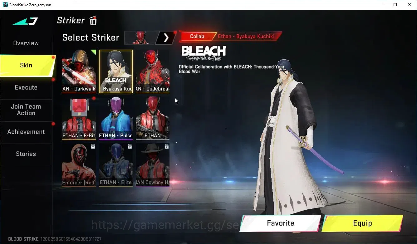 Blood Strike Accounts ASIA|ETERNAL Zero-Odashow Max|Collab 7DS Kar98k+BL image 6