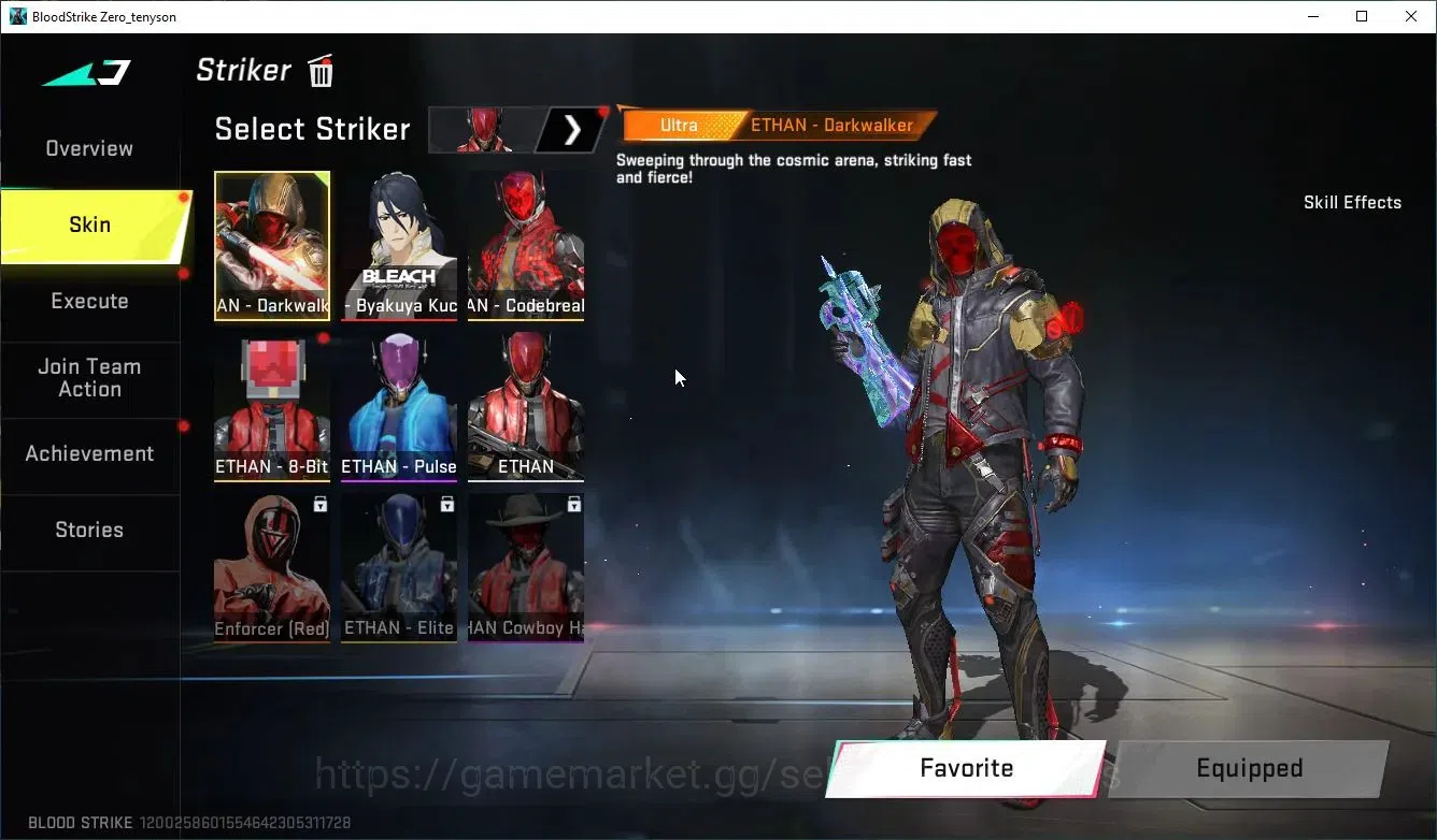 Blood Strike Accounts ASIA|ETERNAL Zero-Odashow Max|Collab 7DS Kar98k+BL image 8