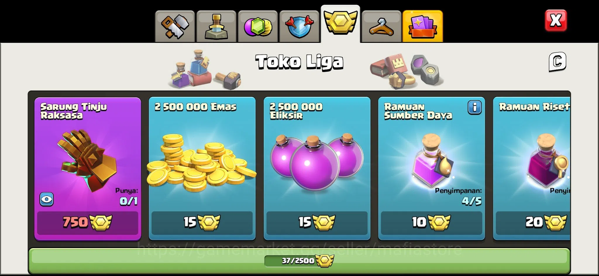 Clash of Clans Accounts High-End TH13 Max AQ75, RC50, all 5 Max Lv4 Siege  image 15