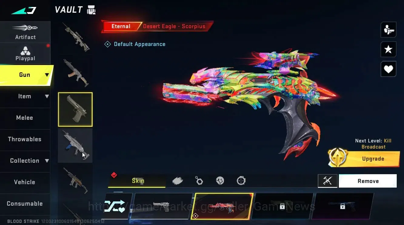 Blood Strike Accounts ASIA|ETERNAL DEagle-Scorpius Lv2|Collab TOKREV [JA image 13