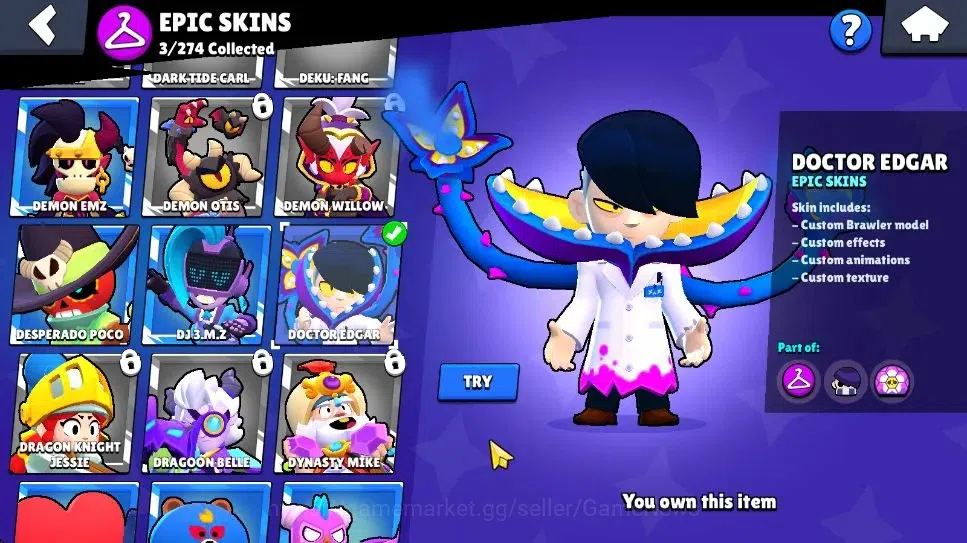 Brawl Stars Accounts 1006 Trophy|3,8K Bling|14 Brawlers 3 Max Lvl [Shel image 12