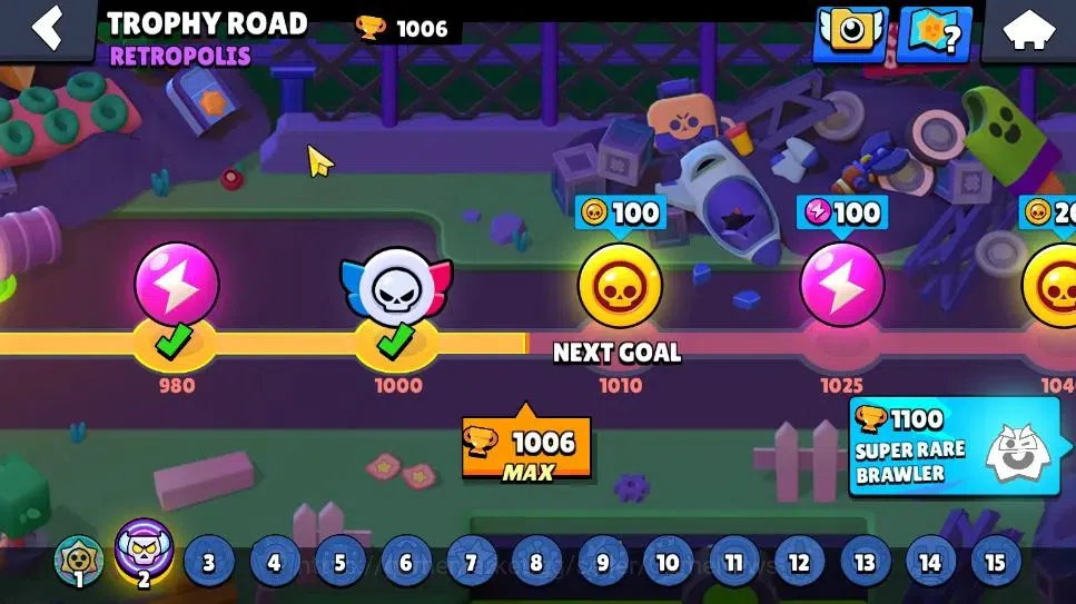 Brawl Stars Accounts 1006 Trophy|3,8K Bling|14 Brawlers 3 Max Lvl [Shel image 5