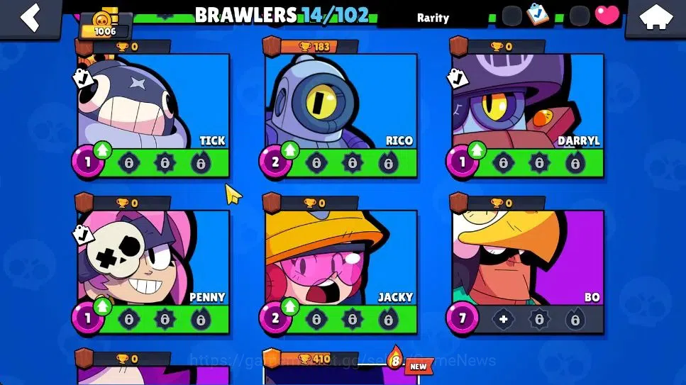 Brawl Stars Accounts 1006 Trophy|3,8K Bling|14 Brawlers 3 Max Lvl [Shel image 9