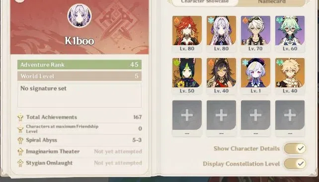Genshin Impact Accounts Others ASIA Allunset|AR 45| 2 Lim : Mavuika, Citlali|Low Explore|Check SS|TakeMail(GI1157Z) 1