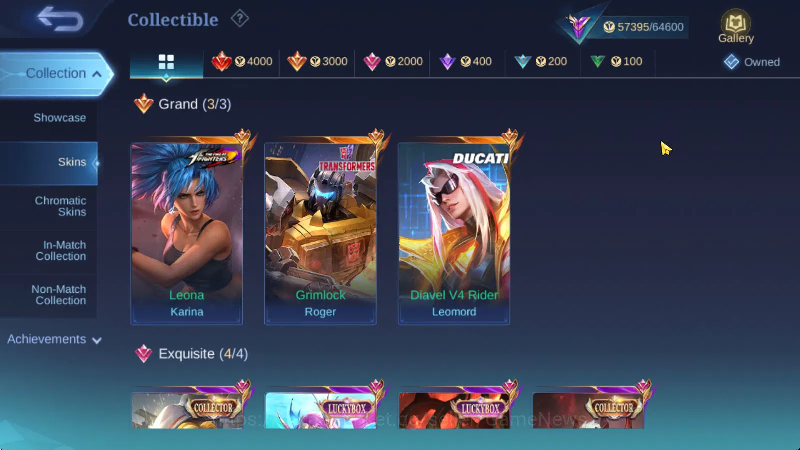 Mobile Legends: Bang Bang Accounts Hero 127|Skin 217|High Glory 54|Ducati leomord,Tra image 18