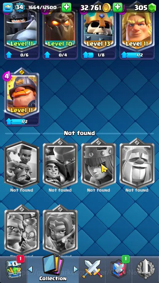 Clash Royale Accounts Midgame Lv 34|Trophy 6667|KTL 12|Limited Skin|Card 115| 1 HERO 5 EVO 3 Champ 20 Legendary 33 Epic 30 13