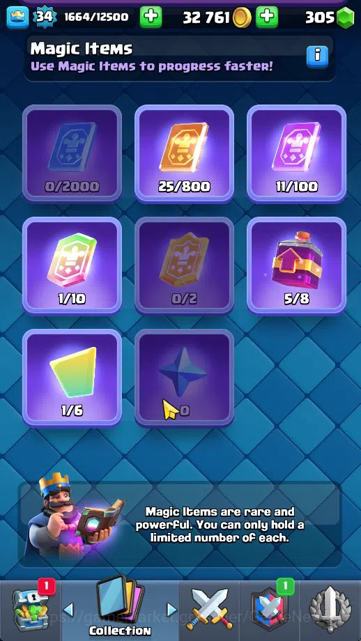 Clash Royale Accounts Midgame Lv 34|Trophy 6667|KTL 12|Limited Skin|Card 115| 1 HERO 5 EVO 3 Champ 20 Legendary 33 Epic 30 14