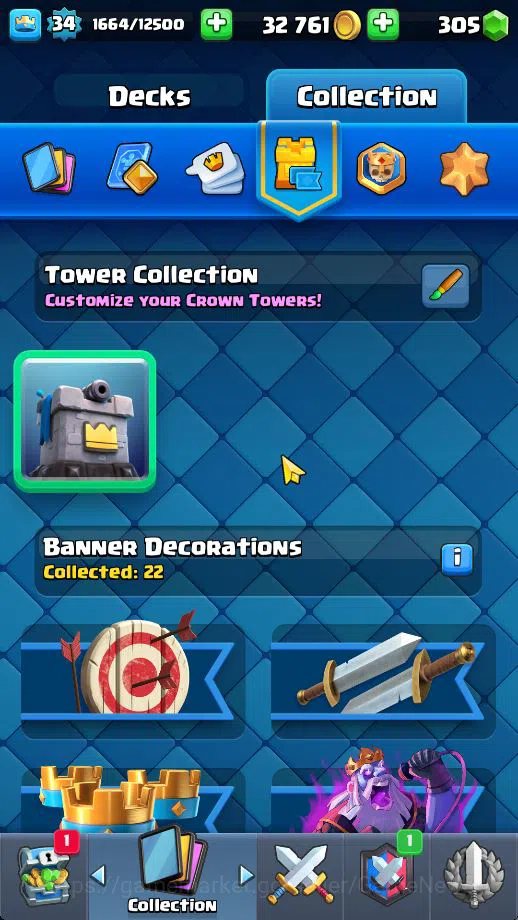 Clash Royale Accounts Midgame Lv 34|Trophy 6667|KTL 12|Limited Skin|Card 115| 1 HERO 5 EVO 3 Champ 20 Legendary 33 Epic 30 16