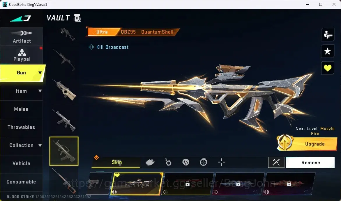 Blood Strike Accounts ASIA | TR MCX | TR Parachute | 1 ULTRA MELEE: Dual image 4