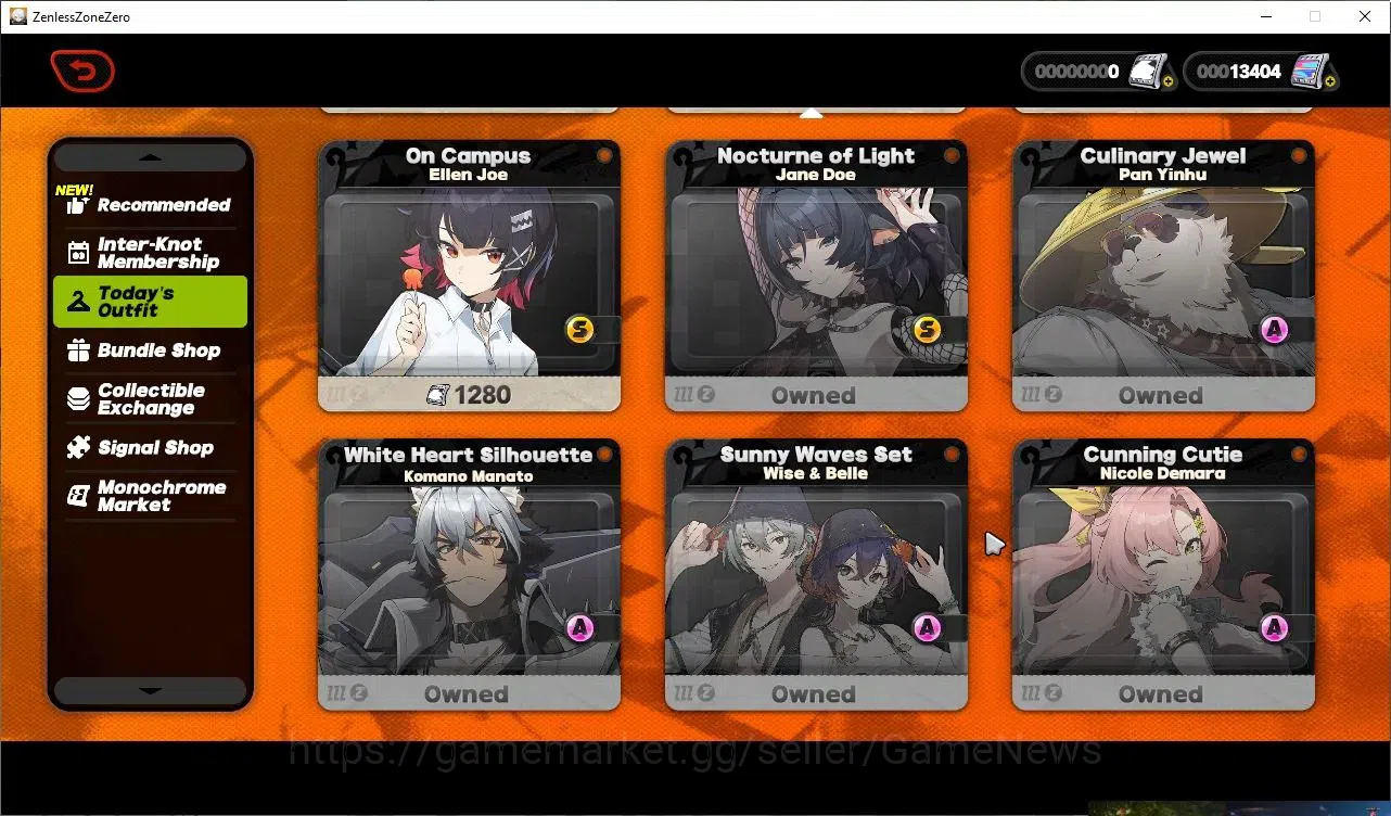Zenless Zone Zero Accounts Asia ENDGAME|13,4K Polyc|17 Limited,3 VoidHunter[( image 16