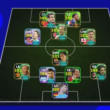 eFootball Accounts Legends & Iconic Players EFOOTBALL 2026 | EPIC ERIC CANTONA, BERGKAMP,M ODEGARD ST,M SILVERTE,3 MANAGER