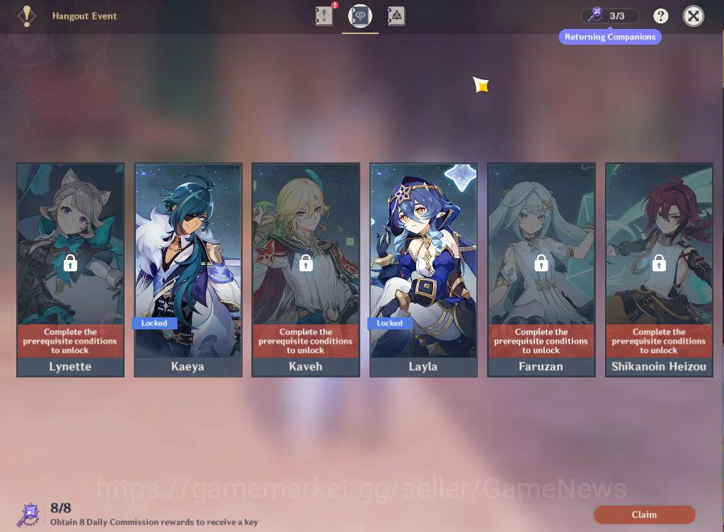 Genshin Impact Accounts ASIA|AR 55|4 Limited +4(*5Weapon)|Yelan+sign,Raide image 11