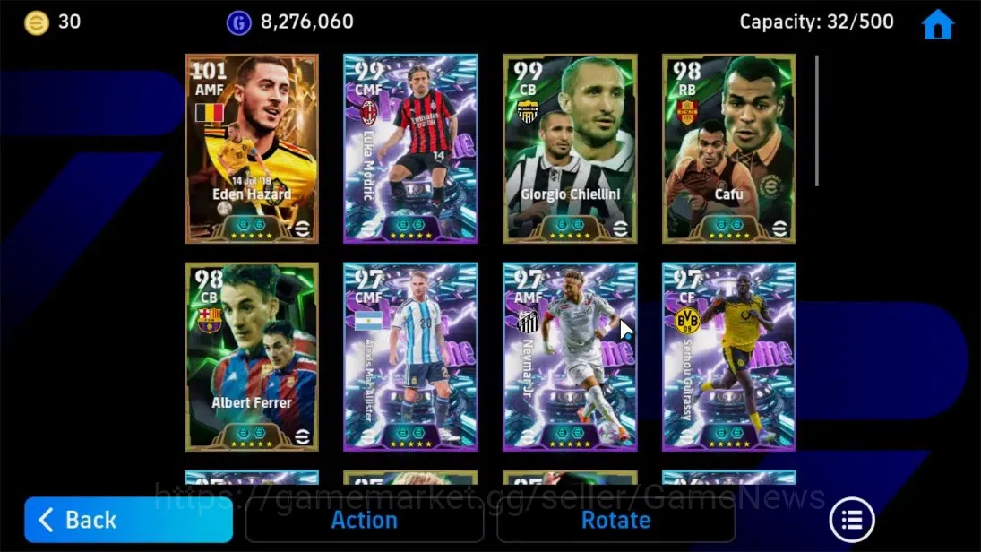 eFootball Accounts Android|Big Time Eden Hazard,Show Time Luka Modric image 8