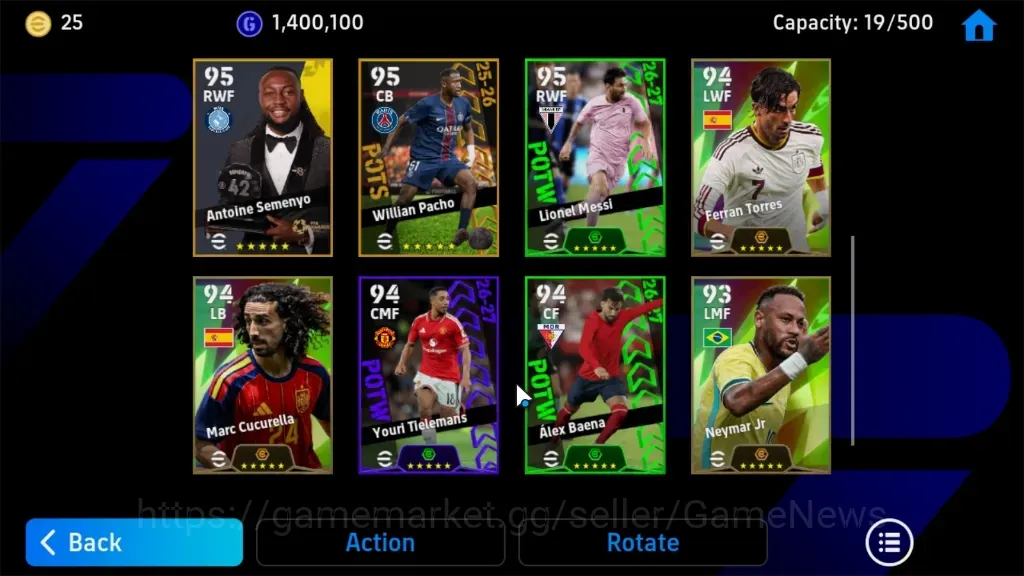 Buy eFootball Accounts - Android | Power 3195 | Big Time