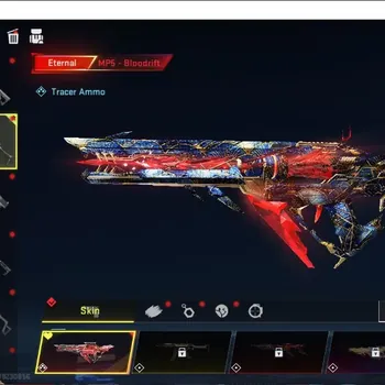 Blood Strike Accounts Collab Skin ASIA|2 ETERNAL MP5 Bloodrift Lv3,MP7 Tidesong Lv3|Collab AOT M4A1 BoF,Female Titan|8 Ultra