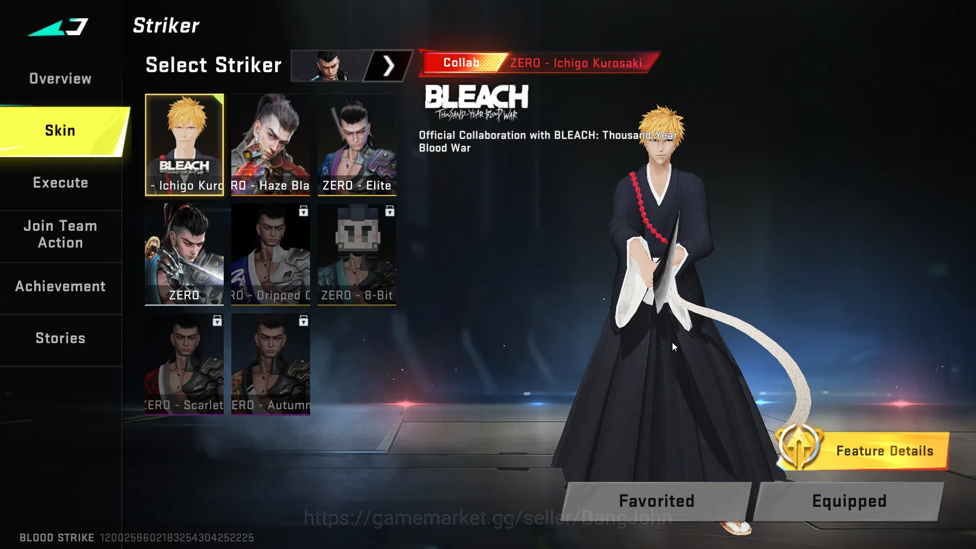 Blood Strike Accounts Asia | Lvl 50 | Bleach | Bleach Collec 1 (7/8) | B image 10
