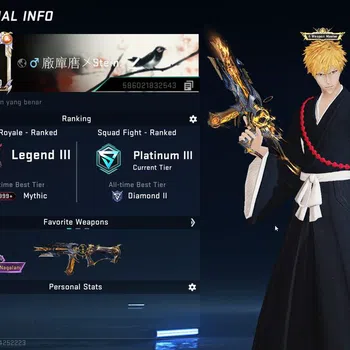 Blood Strike Collab Skin Asia | Lvl 50 | Bleach | Bleach Collec 1 (7/8) | B image 1