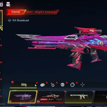 Blood Strike Accounts Collab Skin Asia|Eternal MP5 BloodRift Lv3,M4A1,MP7+Melee Staff|Collab AOT M4A1 Bof,OPM Ethan Mumen|7