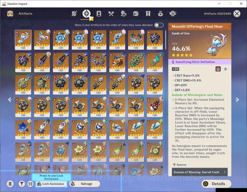 Genshin Impact Accounts ASIA|AR 56|2 Limited +5(*5Weapon)|[FlinsC2,Arlecch image 12