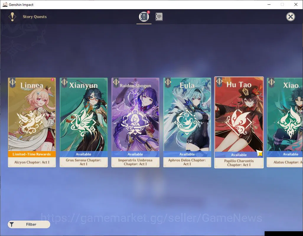 Genshin Impact Accounts ASIA|AR 56|2 Limited +5(*5Weapon)|[FlinsC2,Arlecch image 7