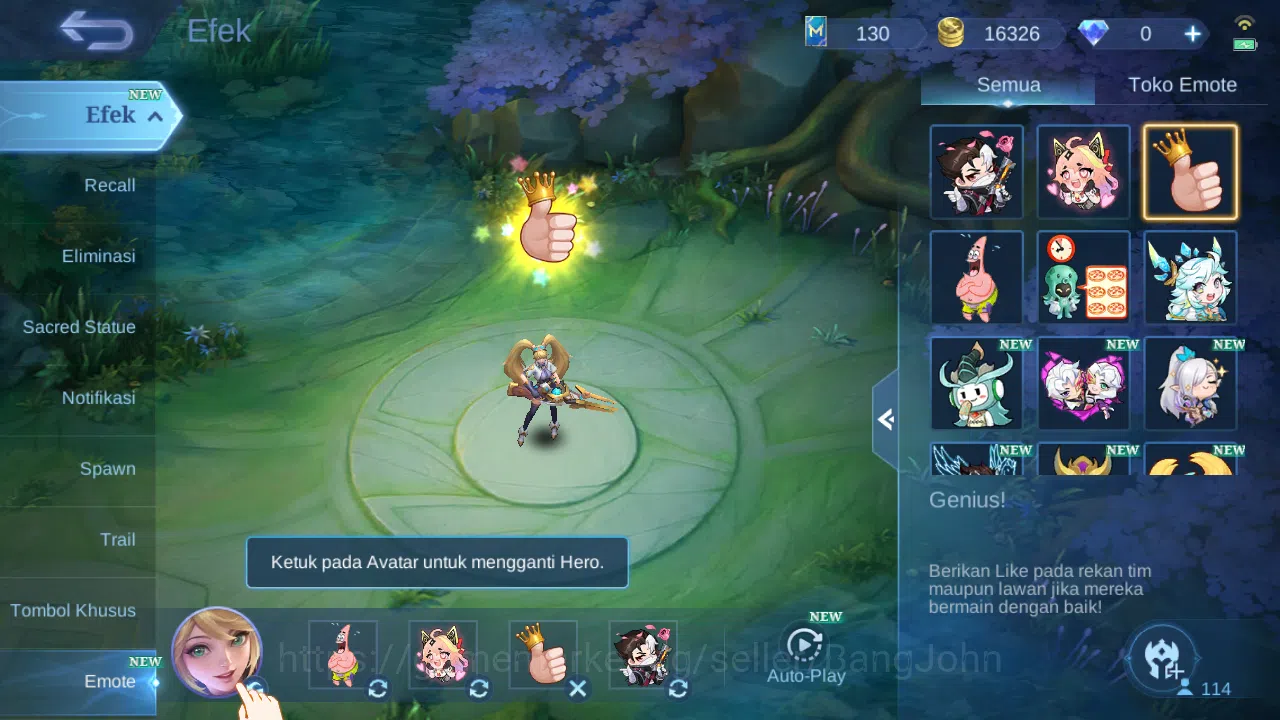Mobile Legends: Bang Bang Accounts Hero 114 Skin 179 | Luckybox Selena | CC Natalia | image 11
