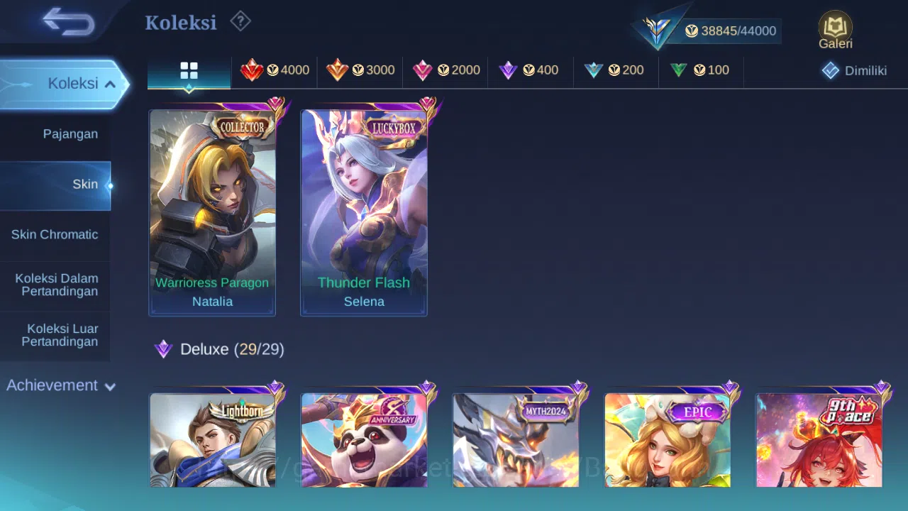 Mobile Legends: Bang Bang Accounts Hero 114 Skin 179 | Luckybox Selena | CC Natalia | image 2