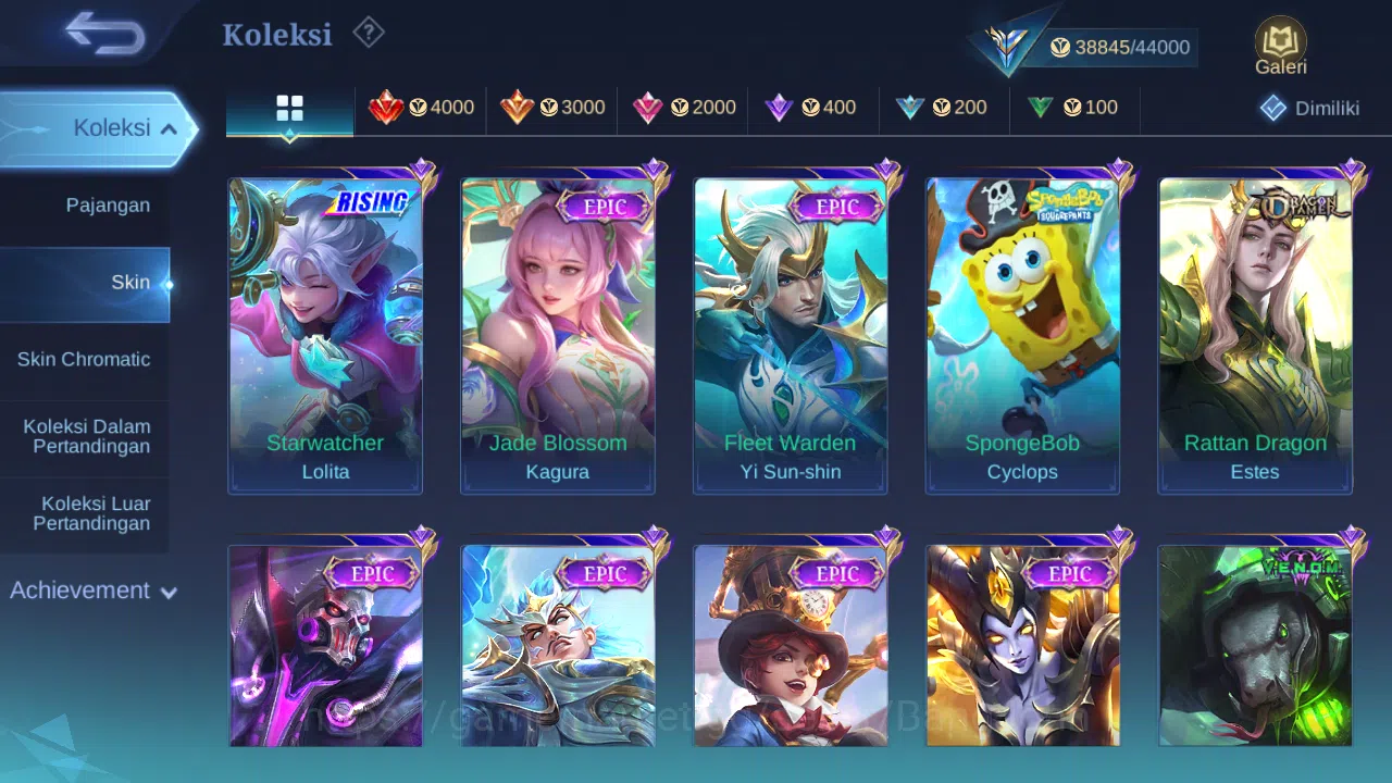 Mobile Legends: Bang Bang Accounts Hero 114 Skin 179 | Luckybox Selena | CC Natalia | image 4