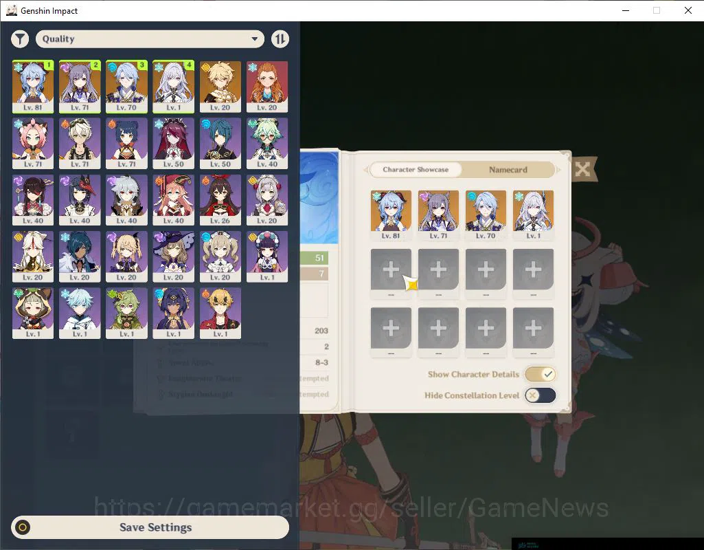 Genshin Impact Mid Game ASIA|AR 51|3 Limited +1(*5Weapon)|Ganyu+sign,Ayato image 1