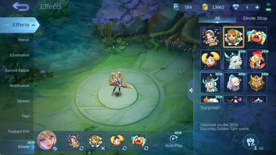 Mobile Legends: Bang Bang Accounts Global|Hero 69|Skin 89|Seasoned|CHAMPION Joy|Light image 12