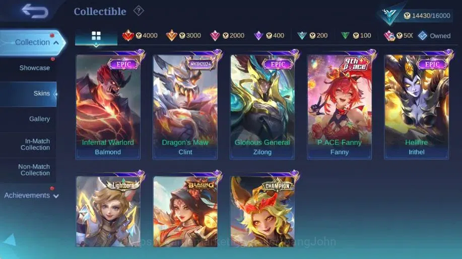 Mobile Legends: Bang Bang Accounts Global|Hero 69|Skin 89|Seasoned|CHAMPION Joy|Light image 5