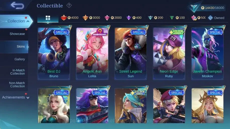 Mobile Legends: Bang Bang Accounts Global|Hero 69|Skin 89|Seasoned|CHAMPION Joy|Light image 7