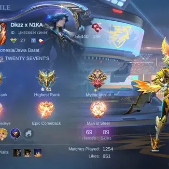 Mobile Legends: Bang Bang Collector Global|Hero 69|Skin 89|Seasoned|CHAMPION Joy|Light image 1