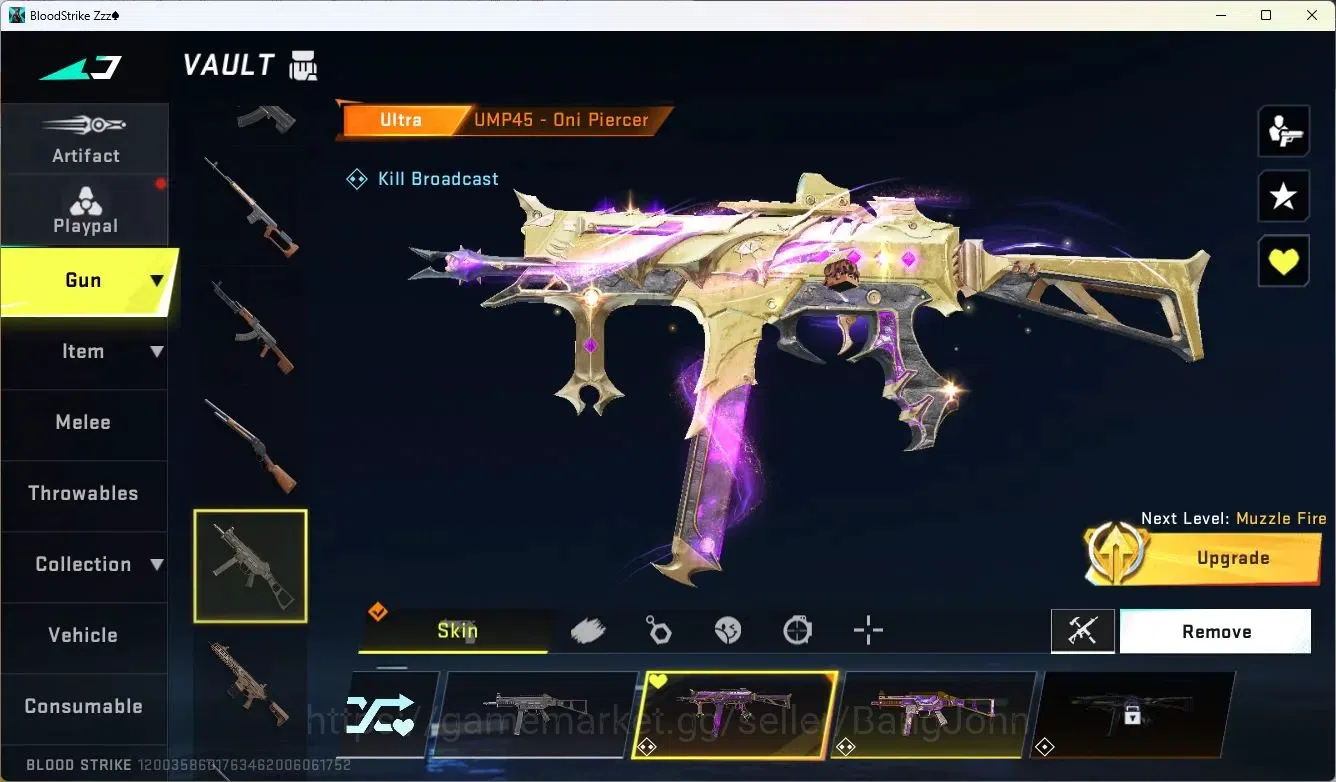 Blood Strike Accounts ASIA | 1 ETERNAL STRIKER: ZERO-Odashadow|1 TR, 1 A image 15