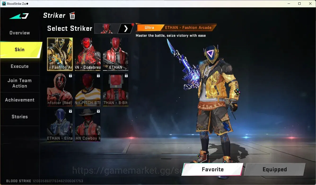 Blood Strike Accounts ASIA | 1 ETERNAL STRIKER: ZERO-Odashadow|1 TR, 1 A image 20