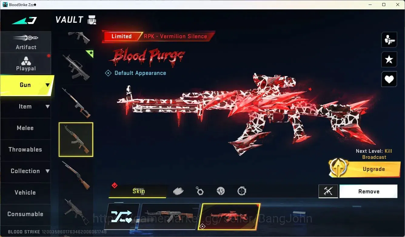 Blood Strike Accounts ASIA | 1 ETERNAL STRIKER: ZERO-Odashadow|1 TR, 1 A image 5